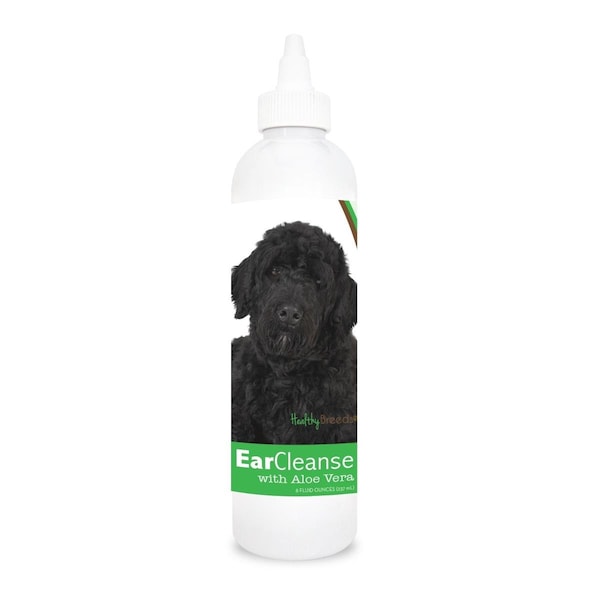 Healthy Breeds 8 oz Portuguese Water Dog Ear Cleanse with Aloe Vera Cucumber Melon 840235112570 - main